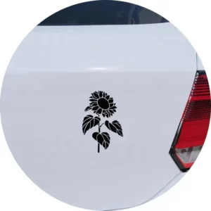 Adesivo Carro Moto Vidro Flor De Girassol
