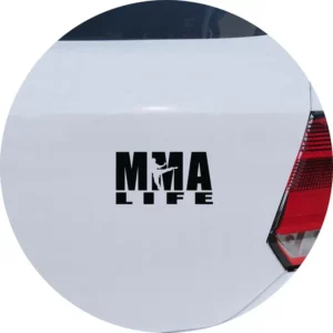 Adesivo Carro Moto Vidro Mma Life Luta Livre