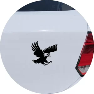 Adesivo De Carro Águia Americana Atacando