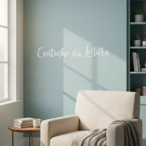 Adesivo Decorativo Parede Cantinho Da Leitura Biblioteca