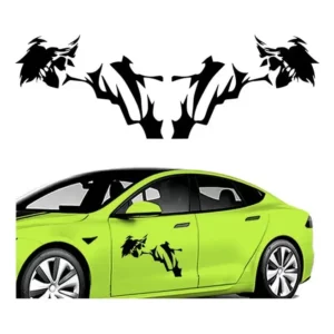 Adesivo Porta Carro 2 Unidades - Cowboy Bebop Edward