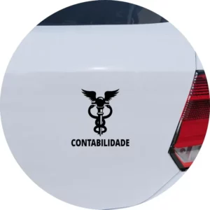 Adesivo De Carro Profissão Contabilidade Faculdade