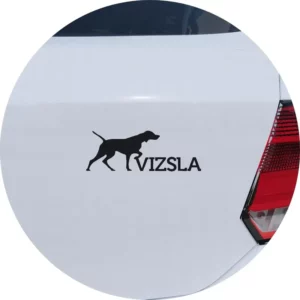 Adesivo Carro Moto Vidro Vizsla Caçador Raça Cão De Caça