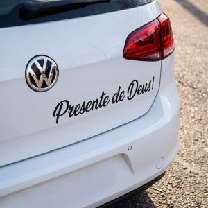 Adesivo Carro Moto Frase Presente De Deus